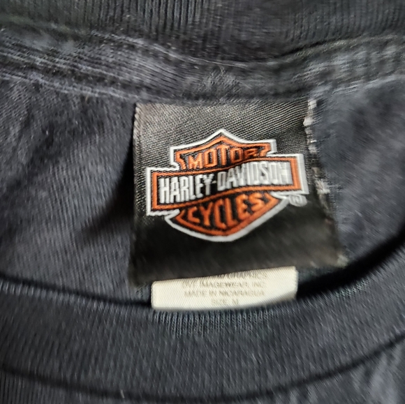 HARLEY DAVIDSON "EAGLE" Double Sided Honolulu Hawaii Mens Medium shirt - Picture 4 of 6